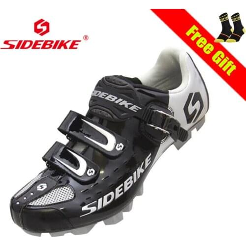 SIDEBIKE Sapatilha Ciclismo Mtb Men Women Mountain Bike Shoes Self-locking Breathable Superstar Bicycle Sneakers Riding Shoe