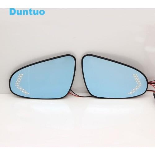 Blue Mirror Glare Proof Mirror Turn Signal Heated Rearview Mirror For Toyota Avalon 13-16 Camry 12-17 Corolla 14-17 Venza Yaris