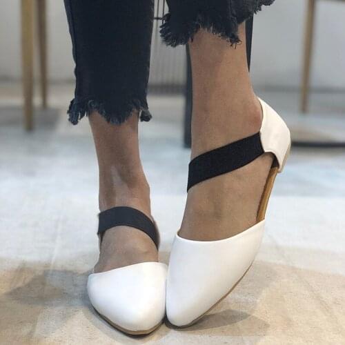 Womens Casual Flat Shoes Loafers Women Fashion Comfortable Solid Color Side Space Asakuchi Flat Shoes Trend Breathable W24-25