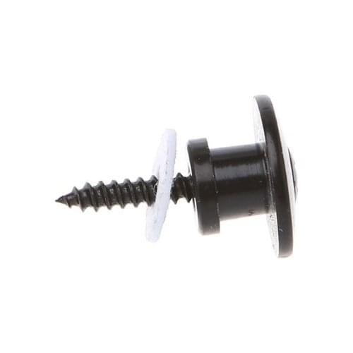 1 Pair Mushroom Head Electric Guitar Strap Buttons Locks with Mounting Screws G32E
