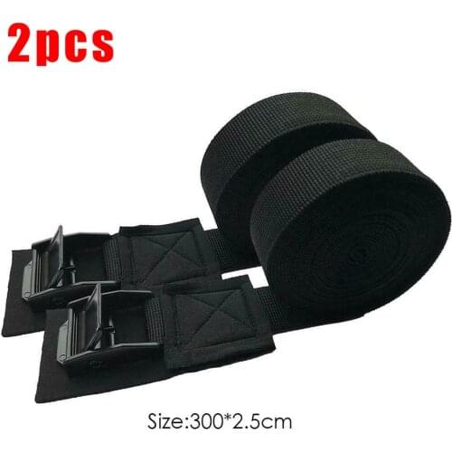 1 Pair 9.8ft Car Roof Rack Luggage Lashing Straps Kayak Surfboard Cam Buckle Lashing Tie Down Straps High Breaking Strength