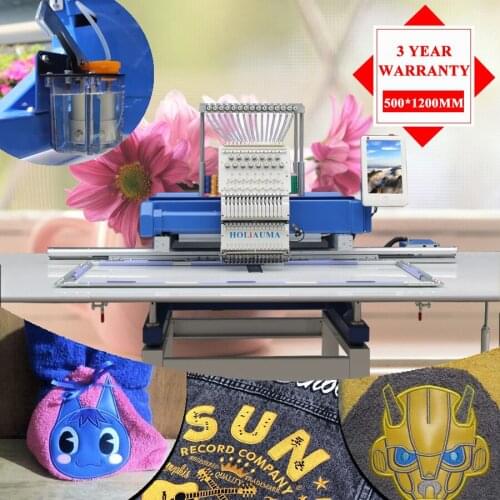 3 Years Quality Warranty!!!1 Head Zsk Swf Similar Cheap Cost Computer Embroidery Machine Price in Bangladesh Korea 500*1200mm