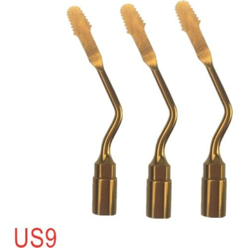 3Pcs US9 Dental Piezo Surgery Tip for MECTRON PIEZOSURGERY Machine Use for Micro-saw From Bone 0.35mm Circular Cutting Tools