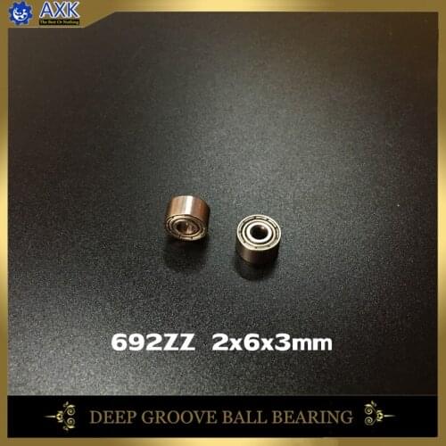 692ZZ ABEC-1 (10PCS) 2x6x3mm Miniature Ball Bearings 619/2ZZ