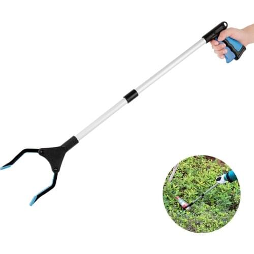 80*13cm Foldable Trash Picker Aluminum Alloy Grabber Pick Up Gripper Litter Pick Up Assist Tool Folding Garbage Dispenser Tools