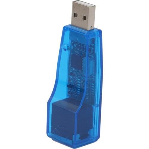 USB 2.0 To Lan Ethernet RJ45 Network Card Adapter 10/100 Mbps For Laptop PC