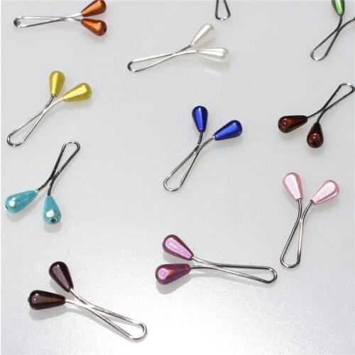 12pcs New Alloy Imitation Pearl Brooches Pin For Womens Scarves Exquisite Fashion Clip Zinc Alloy simulated-pearl Brooches