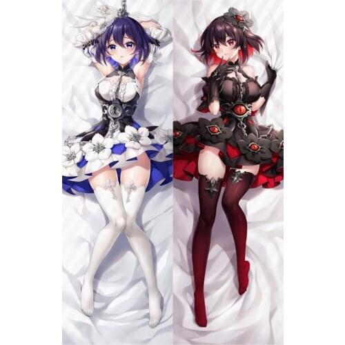 Hot Anime Honkai Impact 3 Cartoon Two-sided Printed Body Pillow Case Cover Cosplay Prop Decor for Boy Girl 1 pcs