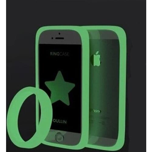 Hot! Luminous Bracelet phone Bumper case Universal phone border protection Soft Silicon Ring Frame for Andrews and Apple phone