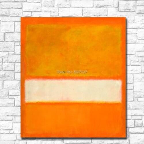 Large Size oil painting Abstract picture Mark Rothko oil Painting art Untitled 100% handmade Canvas painting Home Decor ship dhl