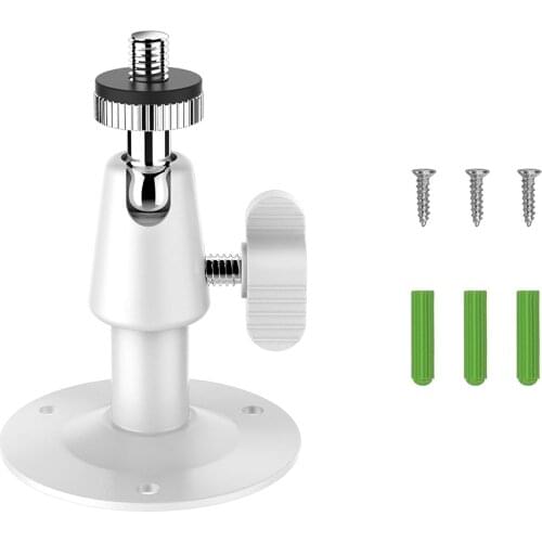 Security Wall Mount Sensor Metal Security Camera Bracket Indoor Mount Bracket 360 Degree Rotation DU55