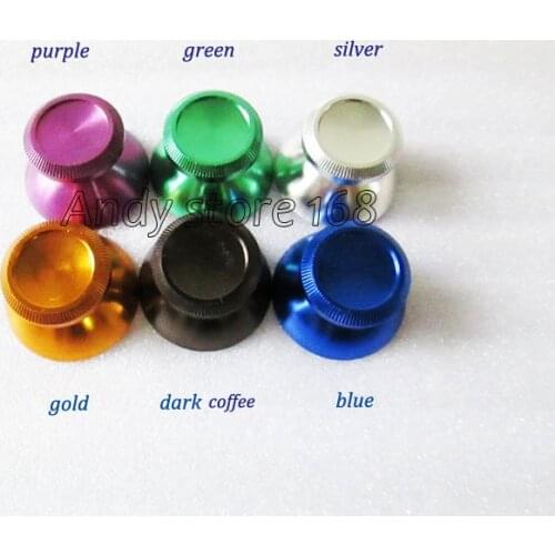 New Colorful Aluminum Metal 3D Analog Joystick Cap For Xbox One XboxOne Durable Thumbsticks Mushroom Cap 20pcs/lot
