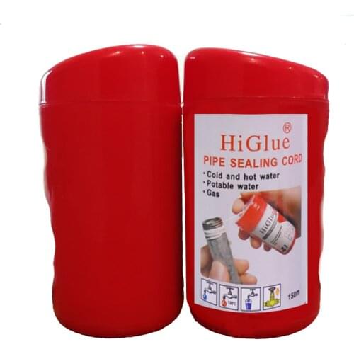 New Red Shell 160m Thread Sealing Cord For Water And Gas Pipe Repair 1pc 160m
