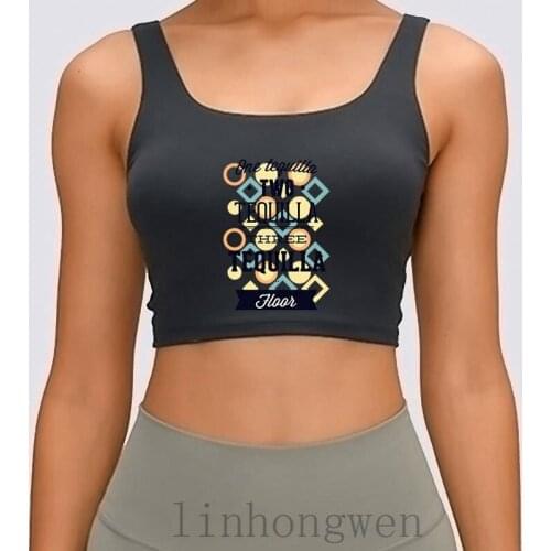 One Tequila Two Tequila Three Tequila Floor Women Tank Top Trend Fitness Round Collar Printing Funny Cool Spring Crop Top