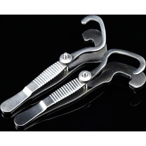 Ophthalmic instruments eyelid turning forceps cosmetology plastic surgery eyelid turning tools self-locking left type right type