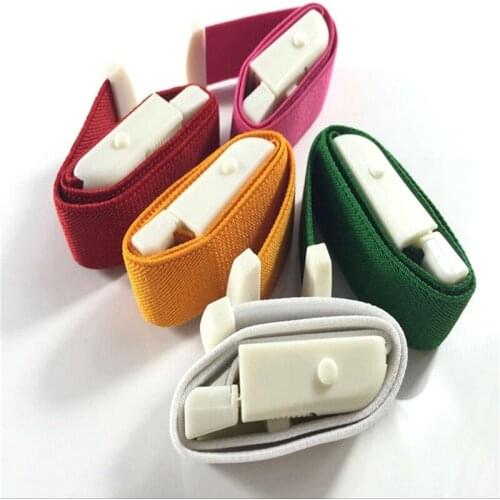 Adjustable Portable Ribbon Outdoor First Aid Kawaii and Cute ABS Snap Tourniquet Quick Release Paramedic Emergency Buckle Band