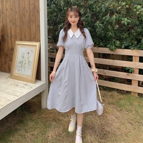 SPENIC TENSIC Summer Dresses In A Cage