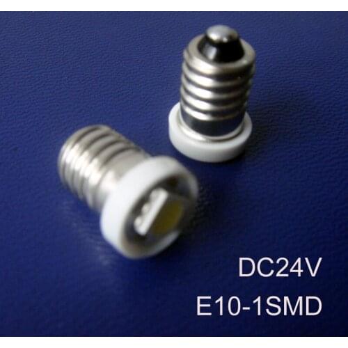 High quality 24V E10 Led Instrument Light,E10 Led Bulb Lamp Light,Led Indicator Lamp Led Warning Lamp free shipping 500pcs/lot