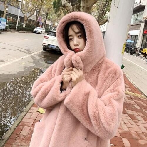 YSBFALNZ Black Fur Coats