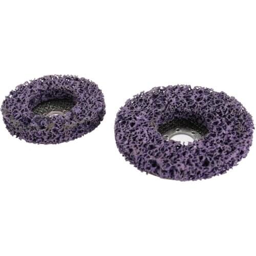 2PCS Grit Wood Metal Paint Rust Removal Clean Tools For Angle Grinder Wheel Abrasive Disc