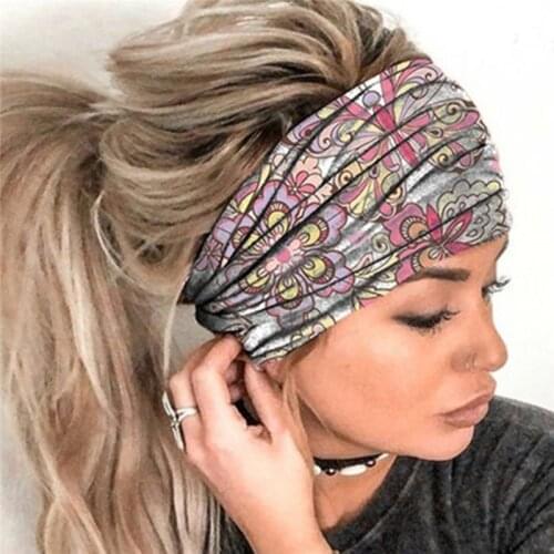 Fashion Women Girls Summer Headpiece Stretch 2020 Turban Hair Accessories Headwear Bandage All Match Hair Accessories