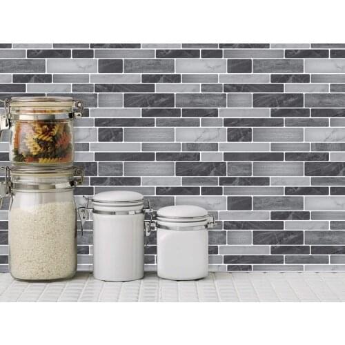 10-Sheet 3D Peel and Stick Backsplash Home Vinyl Decorative Tiles waterproof Tile for Kitchen