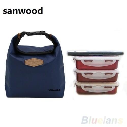 2016 Fashion Thermal Cooler Insulated Waterproof Lunch Storage Picnic Bag Pouch lunch bags 9IFD