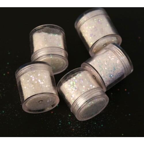 95AB 5 Colors 1mm Mixed Aurora Resin Crystal Sequins Glitter Pigments Kit Colorants Resin Dye Jewelry Making Tools 10ml