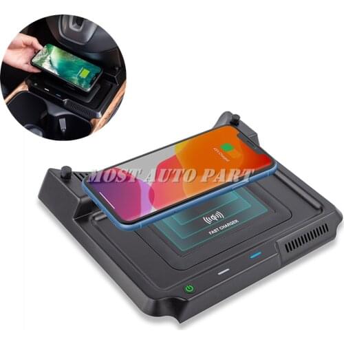 ABS Plastic Wireless Car Charger Phone Charging Plug And Play Trim For Honda CR-V 2017-2021 1pcs