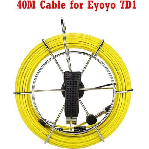 Eyoyo 7D1 40M Cable with Iron Coil For Pipe Sewer Pipeline Inspection Camera