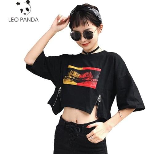 LEOPANDA Women's Short T-shirts