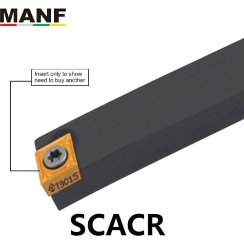 MANF SCACR-1212K09 External Turning Tool 8mm 10mm CCMT06 Inserts Metal Lathe Sale Tools Tungsten Bar Cutter Turning Tool Holder