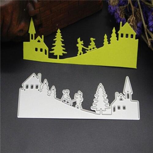 YINISE Metal Cutting Dies For Scrapbooking Stencils Sledding DIY PAPER Album Cards Decoration Embossing Folder Craft CUTTERMOLD
