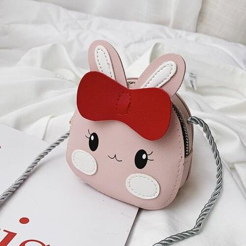 Lovely Cartoon Animals Coin Purse Leather Children Messenger Bag Girls Crossbody Shoulder Bag Lovable Owl Money Bag Kids Gift