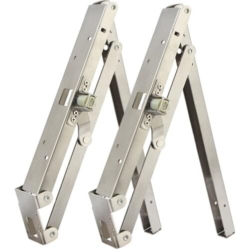 Multifunctional Living Room Cold-Rolled Steel Wall Mounted Folding Stool Hardware Concealed Recessed Shoe Change Stool Accessory