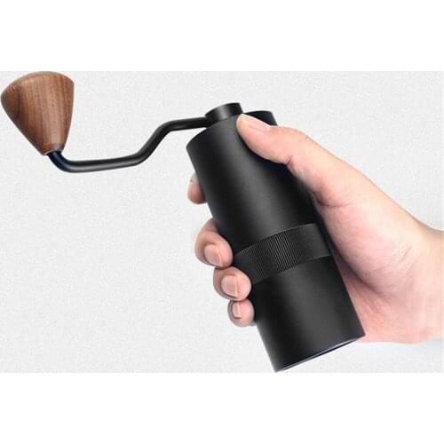 Portable Coffee Grinder Black Manual Espresso Milling Machine 38MM Aluminum Coffee Mills Mini Handmade Coffee Bean Grinders Gift