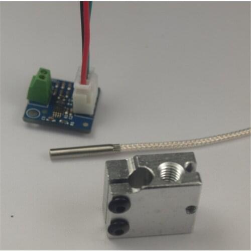 Reprap Prusa i3 Volcano PT100 upgrade kit for DIY 3D printer PT100 temperature sensor Volcano heater block