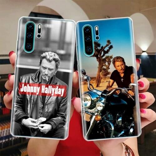 Johnny Hallyday Music Silicon Phone Case For Huawei Honor 10 9 20 Lite Y5 Y6 Y7 Y9 9X 8X 8S 8A 7X 7A 7S Pro + 10i20i Coque
