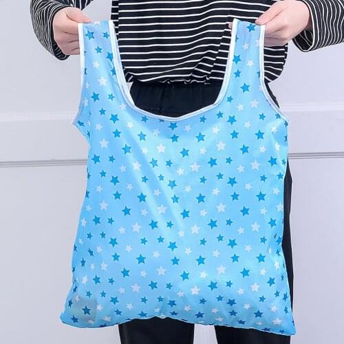 10pcs Foldable Shopping Bag Reusable Tote Pouch Recycle Grocery Handbags Shipping Bags Eco-Friendly Household Outdoor Food Bag