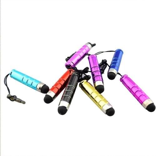 Tablet Pen Stylus for Capacitive Touch Screen touchscreen for iPhone 5s 6S LG All Mobile Phones iPad stylus pen 2 in 1 dust plug