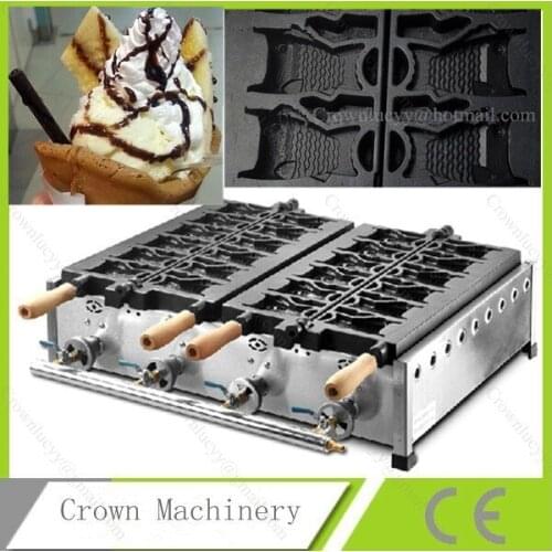 Fish waffle maker; waffle baker machine; commercial taiyaki machine equipment