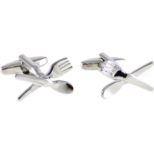 Fork And Knife Cuff Links Cutlery Tableware Cuff Links Fathers Day Gift Cuff Links Birthday Gifts Cuff Links