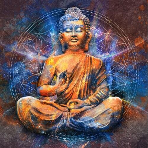 Golden Buddha Statue Diy Diamond Painting Full Drill Embroidery Mosaic Art Religion for Living Room Decor Cross Stitch Kits