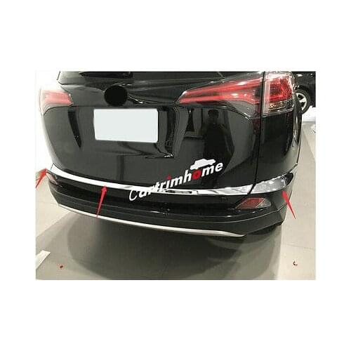 3* Rear Tailgate Trunk Lid + Rear Bumper Corner Cover Trim For TOYOTA RAV4 2016