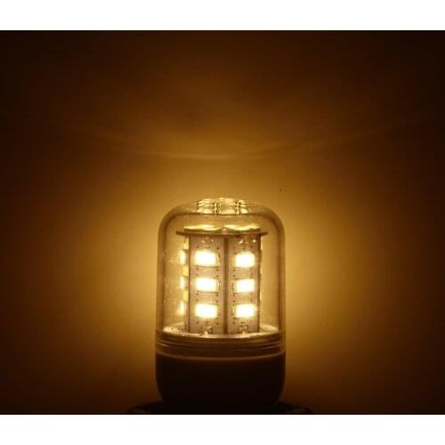 3pcs 220V E27 5W 24 5730 SMD LED Corn Light Bulb Lamp 360 Degree Warm White 220-240V Drop shipping
