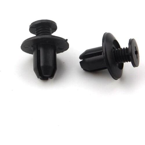 30pcs Car Styling Push Type Clips Retainer Nylon Clip Fastener Rivet 09409-09302 for Mazda ford 6 323 Aspire 18x12x8mm Car Clips