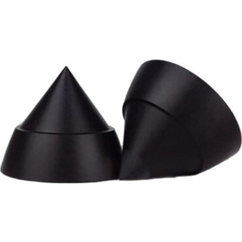 4 Pair Ebony Dia 23MM amplifier Feet Speaker Shock Spikes, Audio Cones wood HiFi Mounts audio Stand Feet