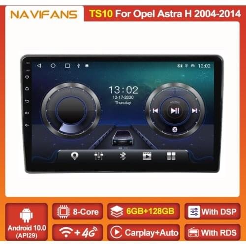 DSP 9'' Car Radio Android 11 Carplay Auto For Opel Astra H 2004 - 2014 Car Multimedia Player Stereo Receiver Radio WIFI BT5.0 FM