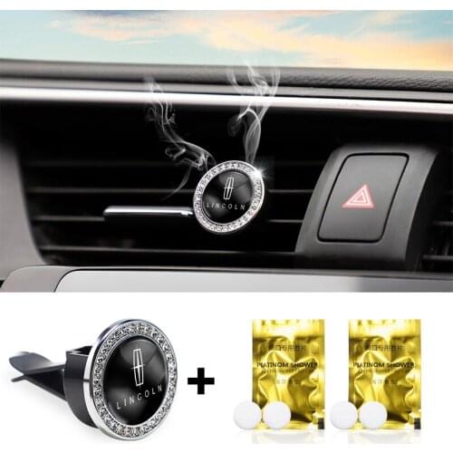 1Set Car Vent Perfume Aroma Diffuser Aromatherapy Clip For Lincoln MKZ MKX Navigator Aviator Corsair MKC MKT Nautilus Voyager