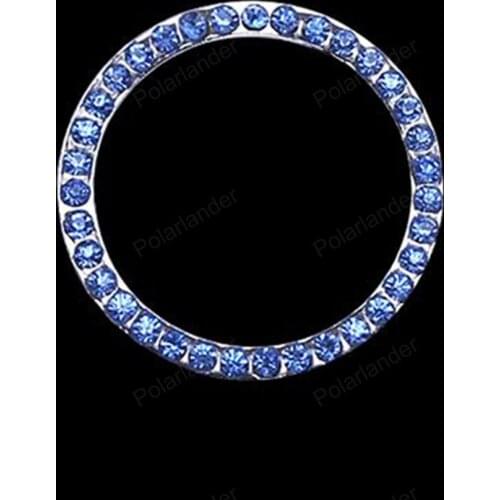 Auto Parts aluminium alloy crystal Ignition Switch Key Ring cover sticker For Honda Avancier